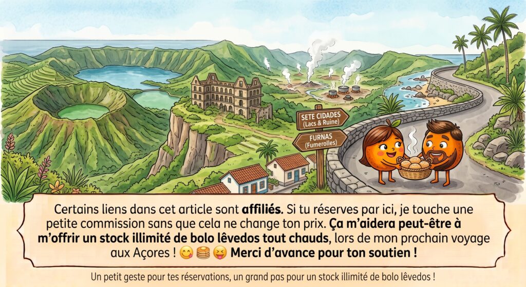 Road trip aux Açores : Notre top 10 des choses à voir sur l’île de São Miguel image affiliation acores