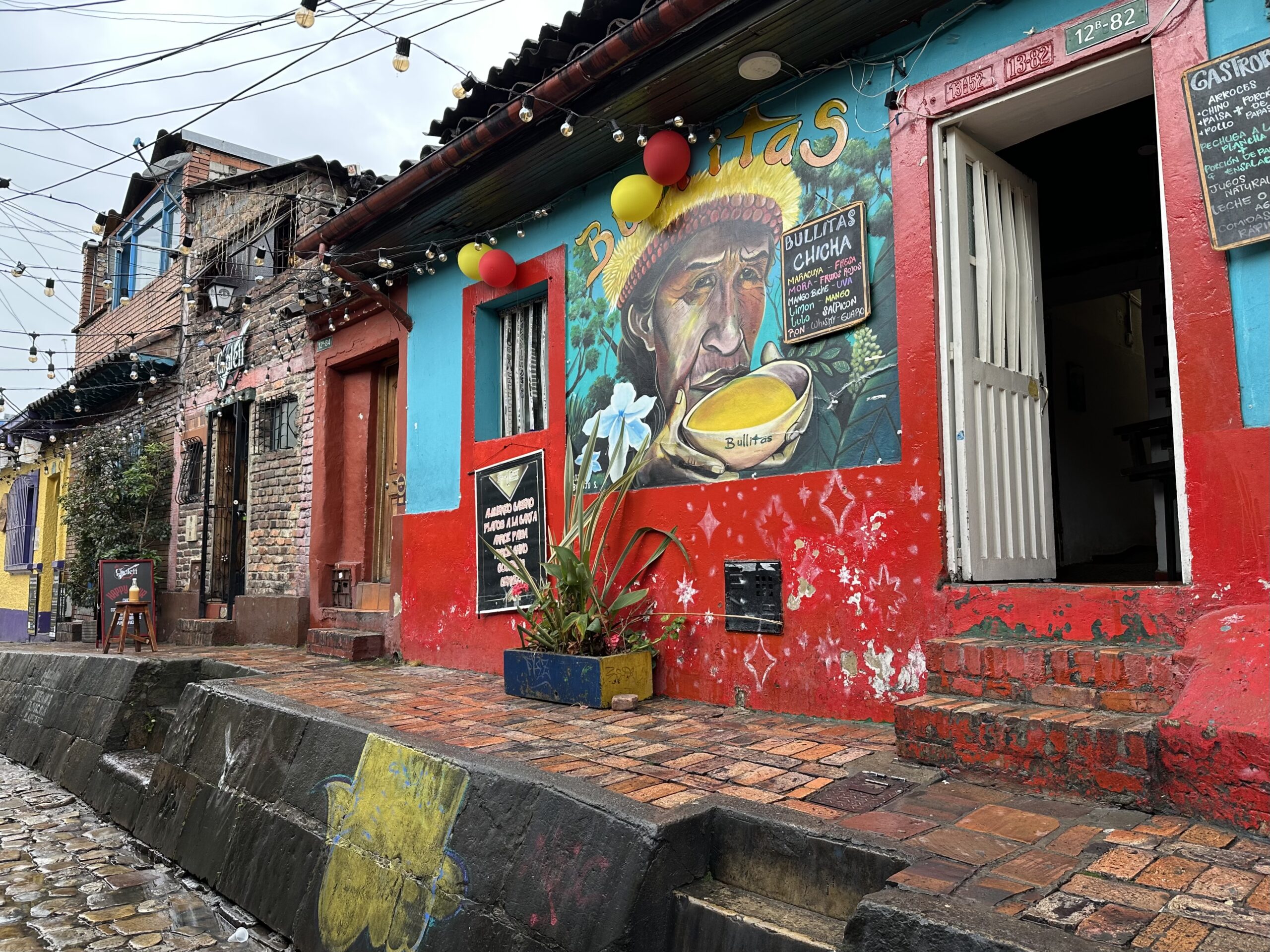 Rue de Bogota dans la candelaria