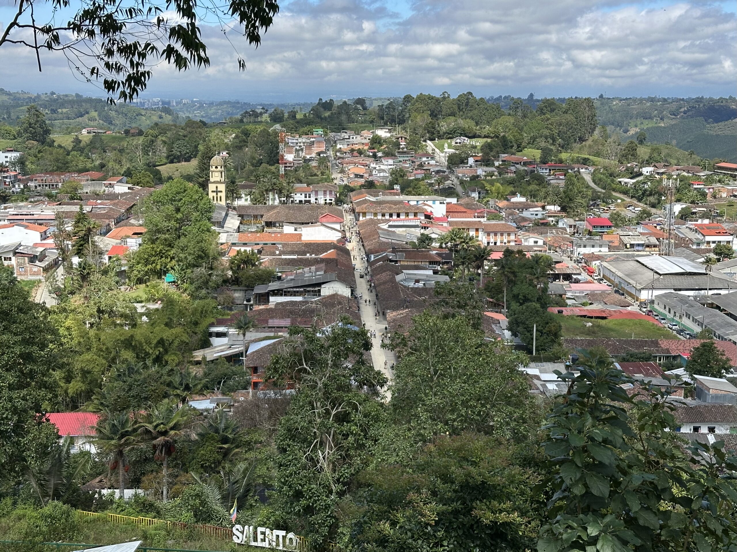 Mirador Alto de la Cruz Salento, Colombie