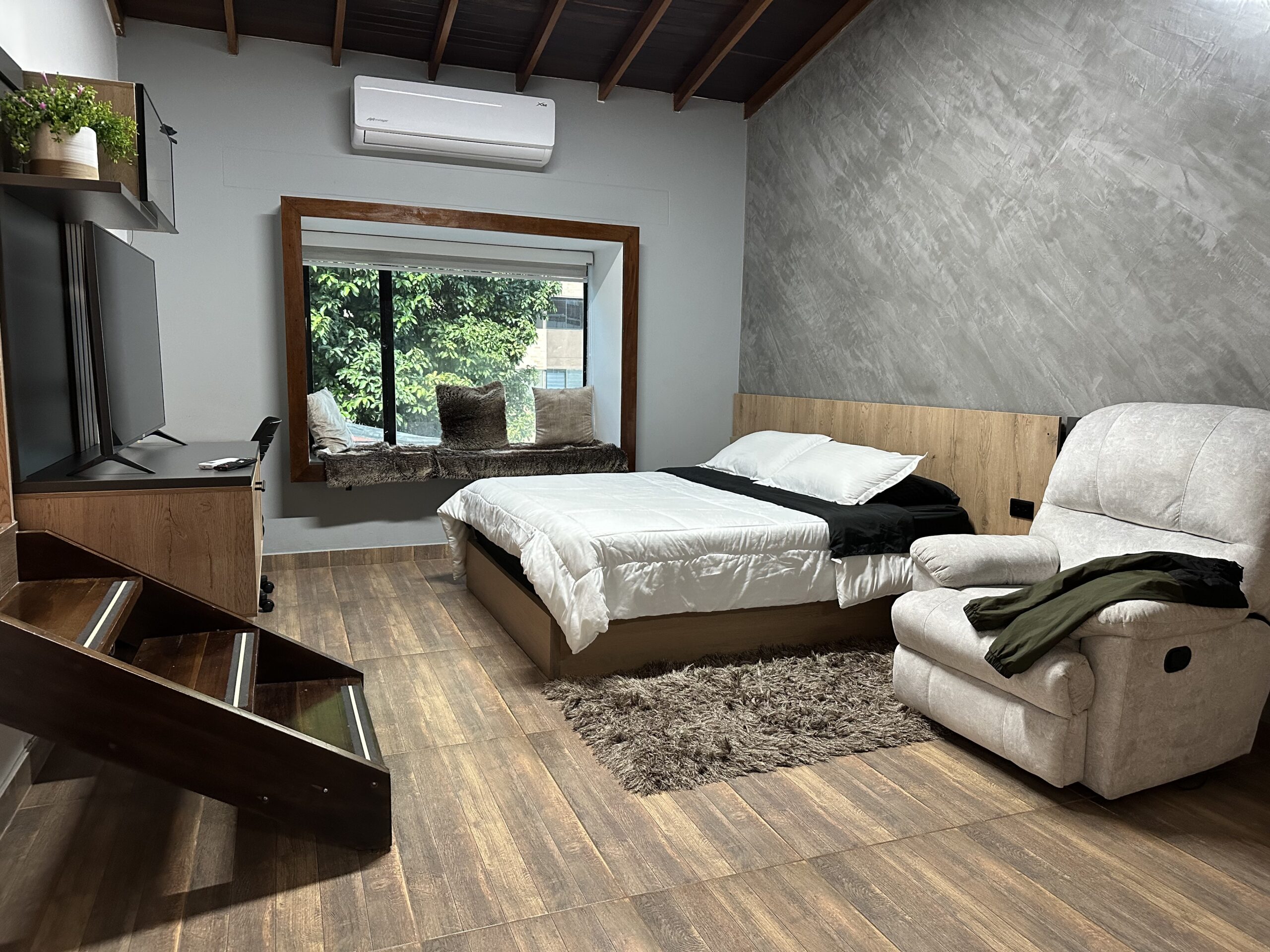 Photo de notre chambre appartement Level Coliving à Medellin