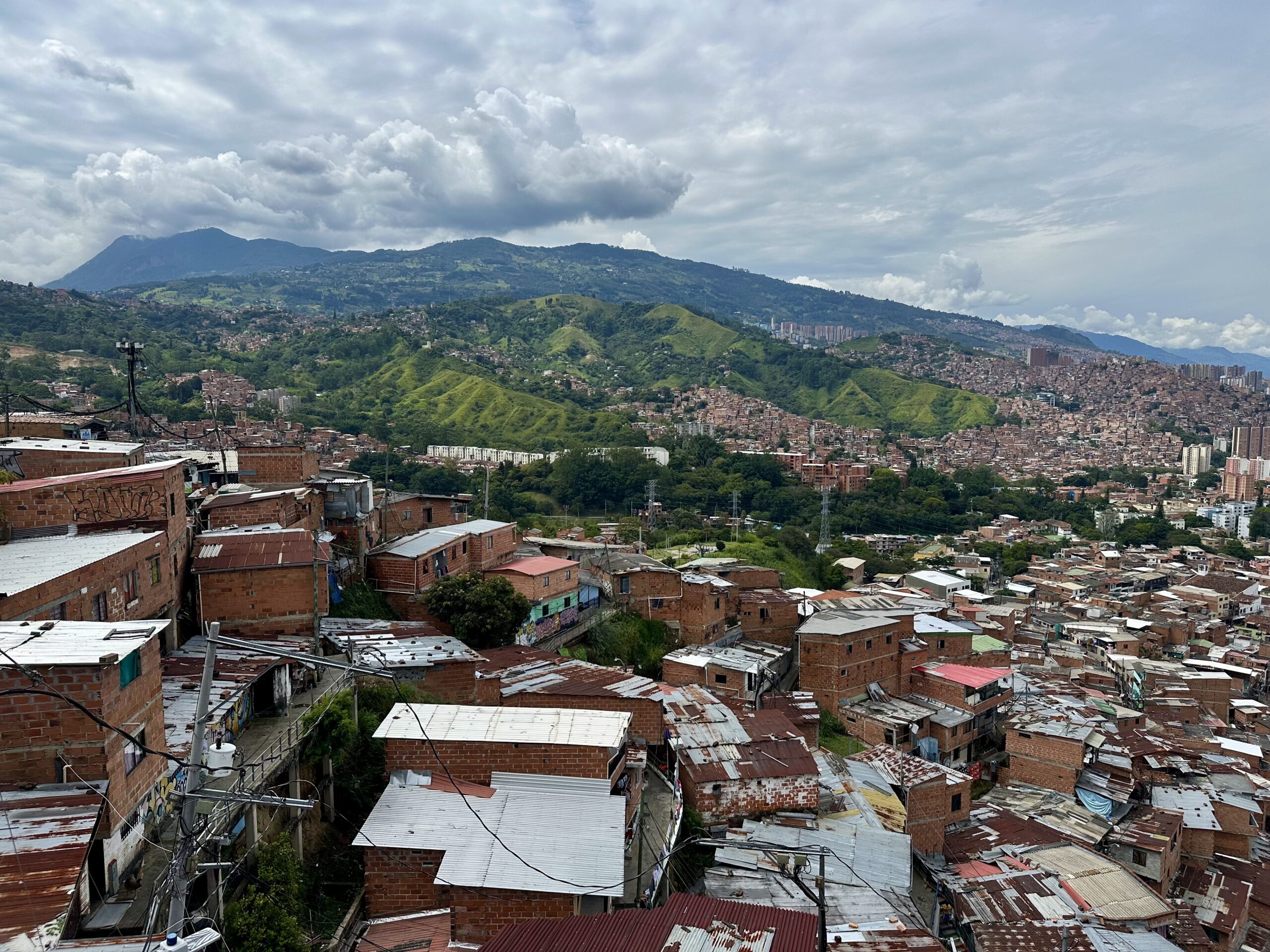 Vue sur Medellin depuis la Comuna 13