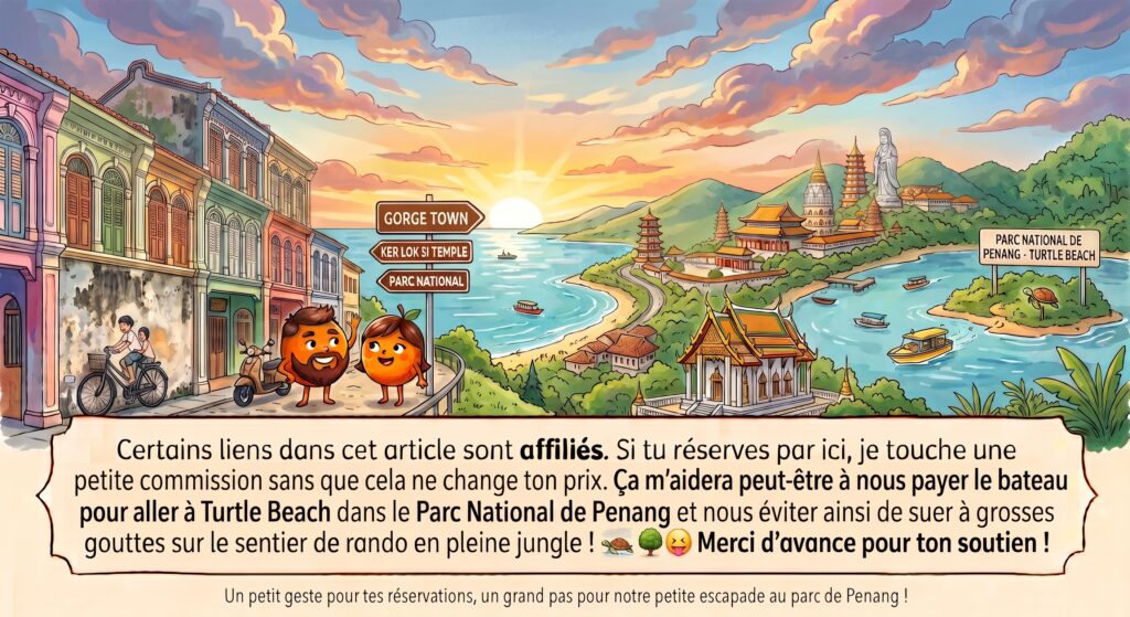 Visiter Penang en 2,5 jours : notre itinéraire détaillé et conseils image affilation penang