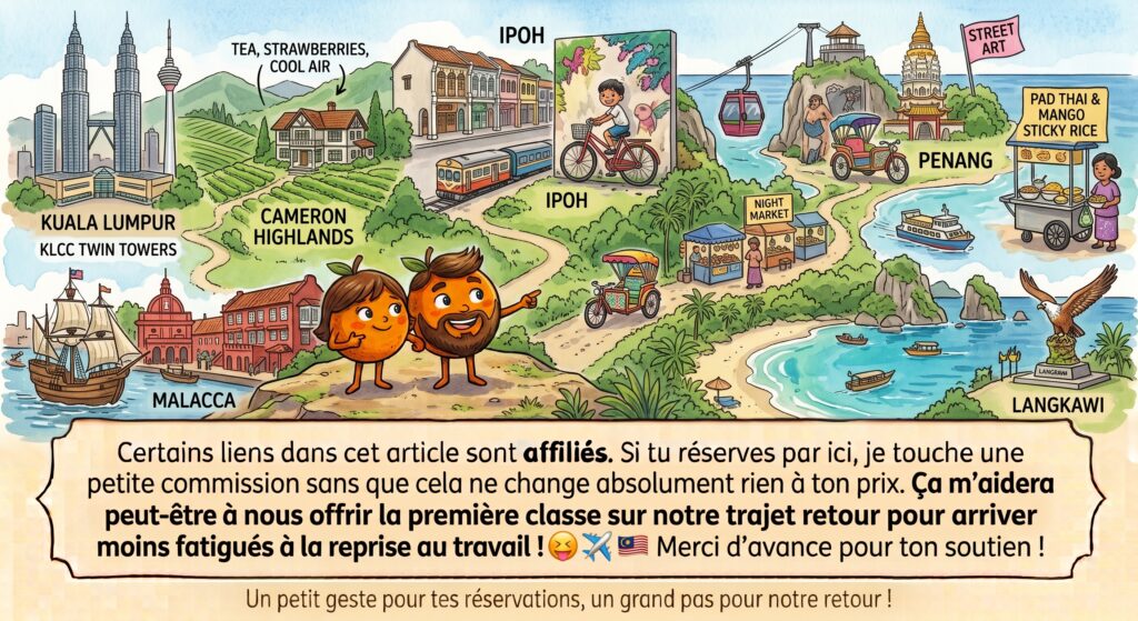 Malaisie : notre itinéraire de 15 jours et nos conseils pratiques image affiliation malaisie