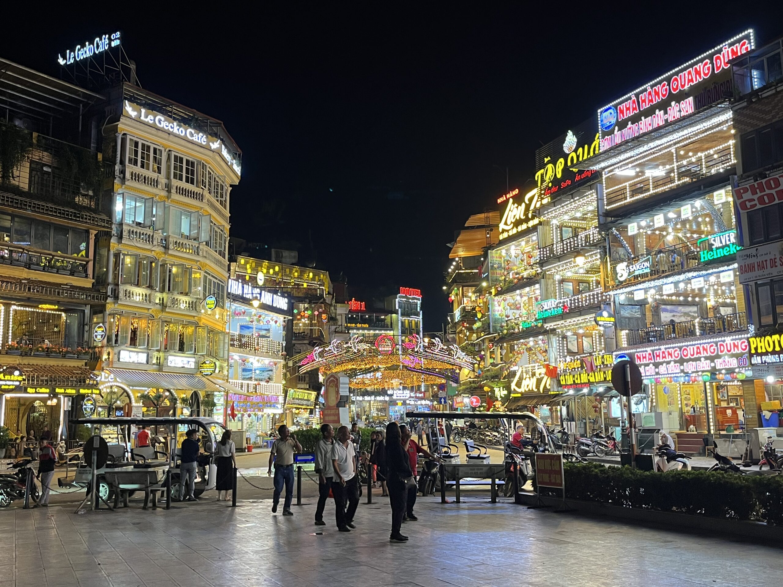 Centre de Sapa de nuit