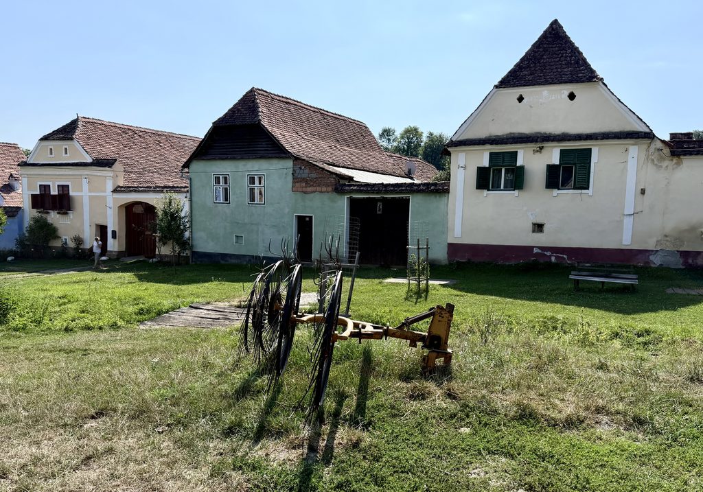 Que faire autour de Brașov ? Les meilleures excursions à moins d'une heure de route Vue sur des maisons dans la rue principale de Viscri